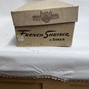 French Shriner Shoes Mens 9.5BD Black Leather